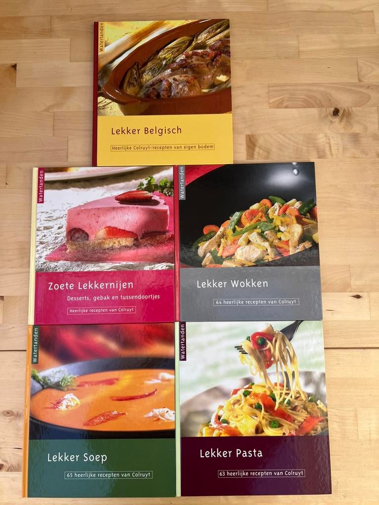 5 x Colruyt kookboek - samen voor 5€, Ophalen, Zo goed als nieuw
