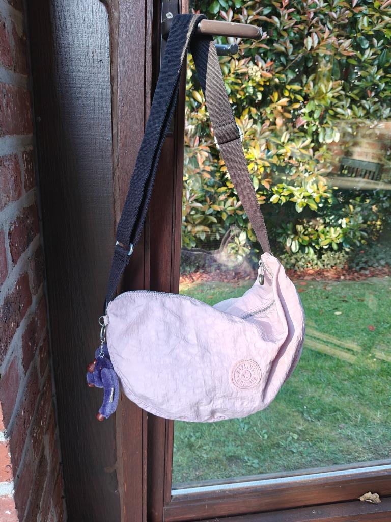 Leuke licht roze lila schoudertas Crossbody bag Kipling, Ophalen of Verzenden, Gebruikt, Roze, Kipling