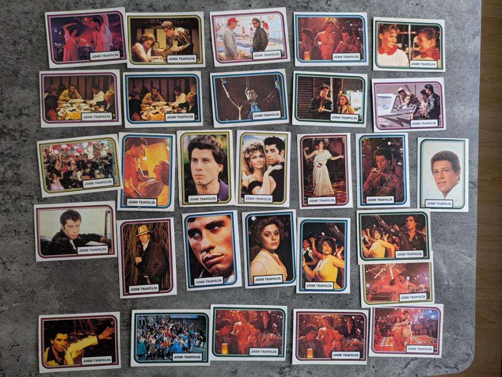 MONTY JOHN TRAVOLTA 29X GREASE ANNO 1978   PRENTEN, Verzenden