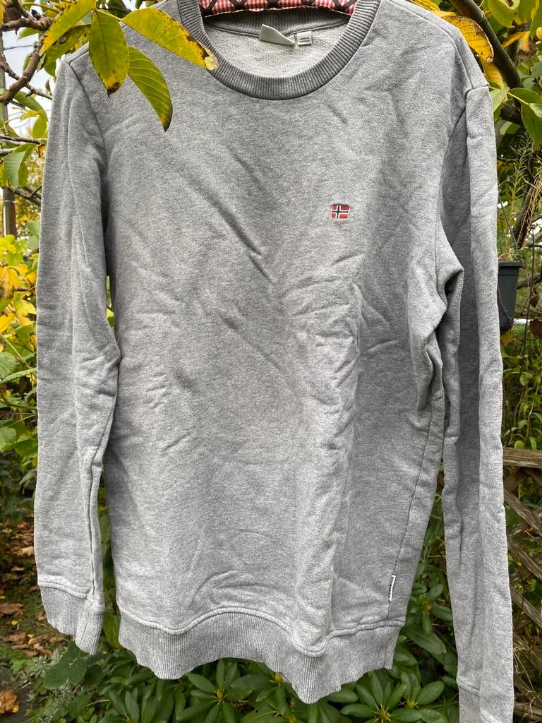 2 warme herentruien, medium, Enlèvement, Comme neuf, Gris