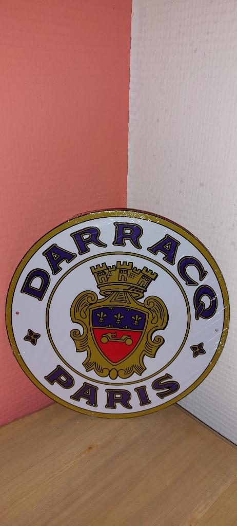 Reclamebord Darracq Paris, Enlèvement ou Envoi, Neuf, Panneau publicitaire