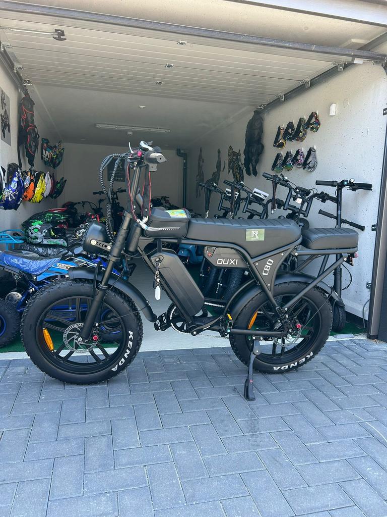 ‼️NIEUW‼️ Fatbike C80/V8 MAX Black Edition 2 ACCU’S 2025 !, Fietsen en Brommers, Ophalen, Nieuw, Overige merken, Versnellingen