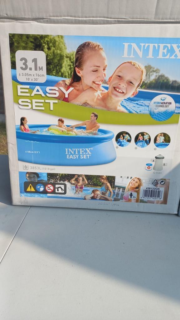 zwembad inter easy set 3,05m x 76cm, Rond, Comme neuf, Enlèvement, Piscines hors sol