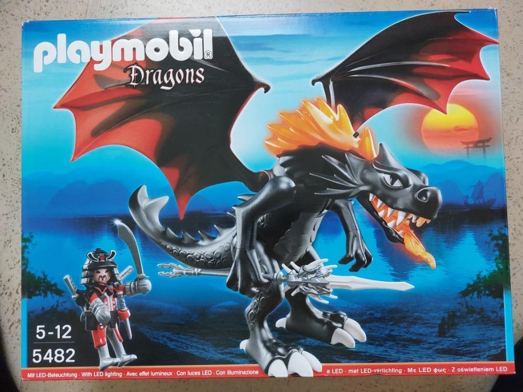 playmobil dragons 5482 grote koningsdraak met vlam, Ophalen of Verzenden, Gebruikt
