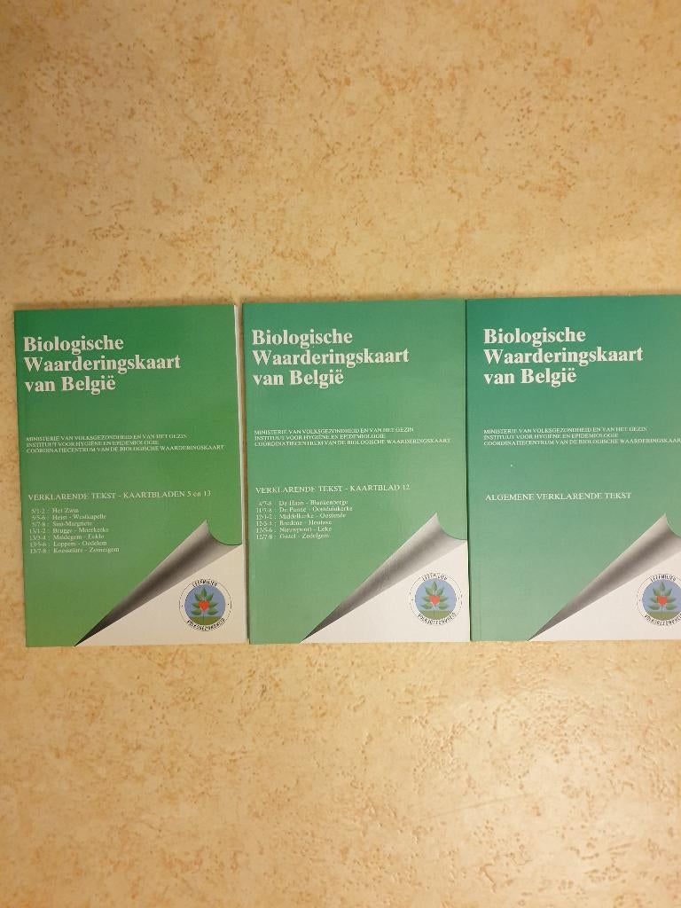 biologische waarderingskaart België, Ophalen
