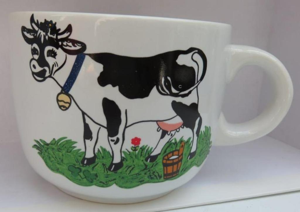 1 tasse à vache x 10,5 x h 8 cm, Enlèvement ou Envoi, Comme neuf, Autres matériaux, Autres styles