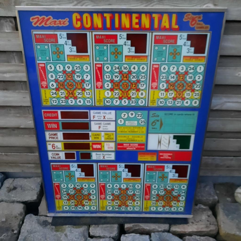 Gokkast glas . Hing jaren in huis ., Euro, Ophalen, Gebruikt
