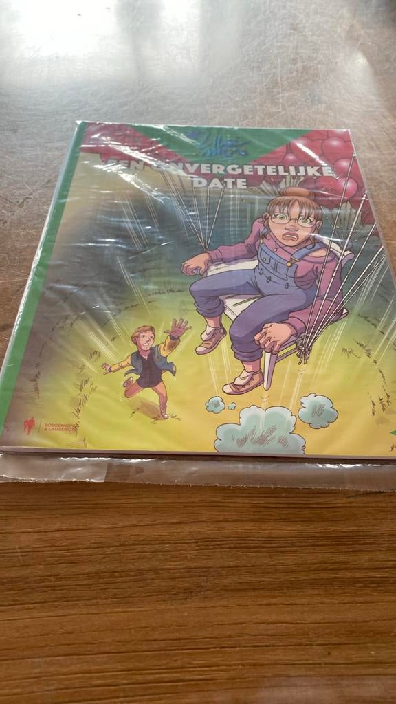 Likeme strip nr 2.  Een onvergetelijke date. 1 keer gelezen, Enlèvement