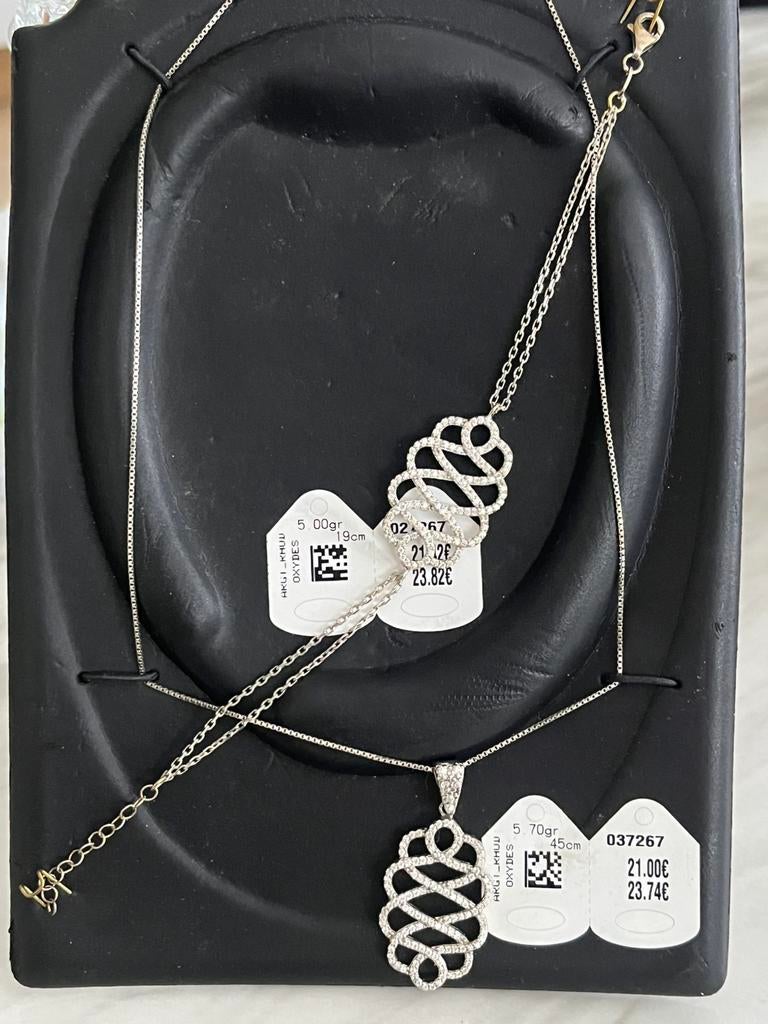 Zilveren set 925 nieuw, Enlèvement ou Envoi, Comme neuf