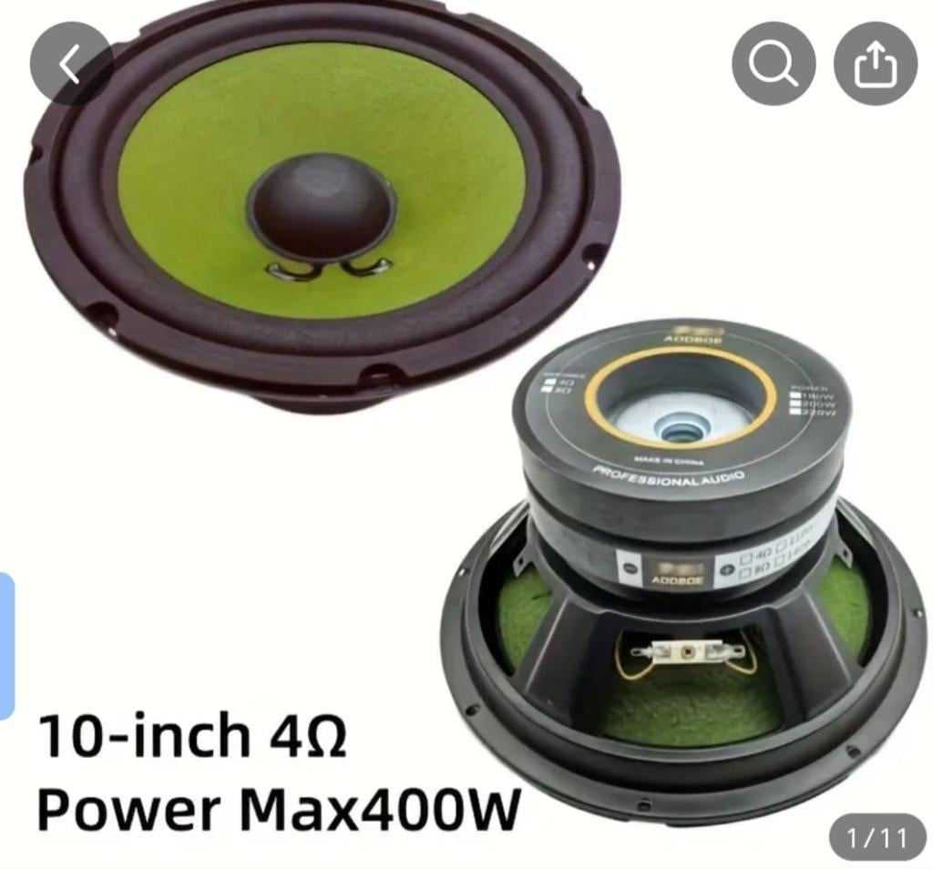 speakers, Audio, Tv en Foto, Luidsprekerboxen, Subwoofer, Nieuw, 60 tot 120 watt, Ophalen