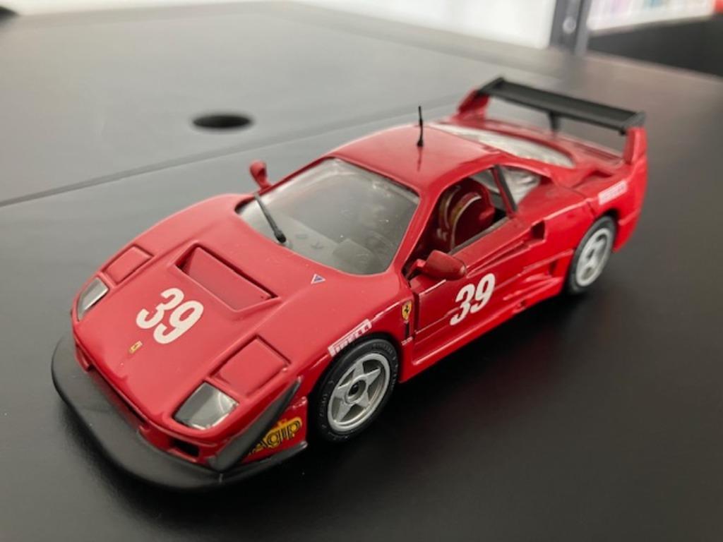 Ferrari F40 LM Le Mans 1/43 Detail Cars n° 151, Ophalen, Zo goed als nieuw, Auto, Overige merken