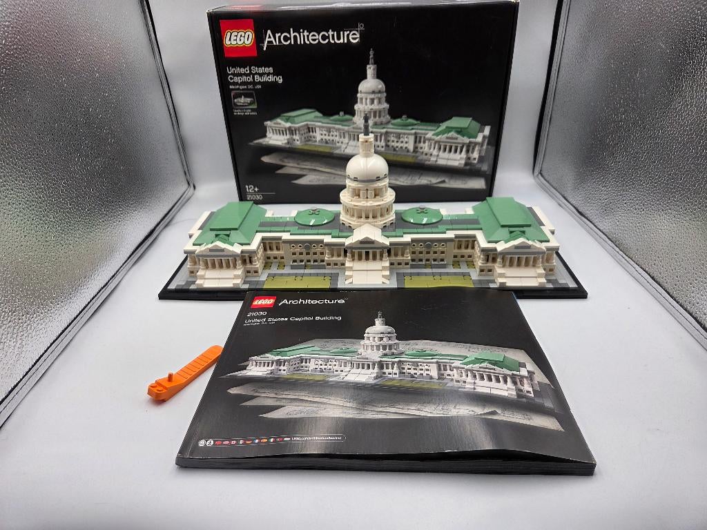 Lego Architecture 21030 United States Capitol Building, Ophalen of Verzenden, Zo goed als nieuw, Complete set, Lego