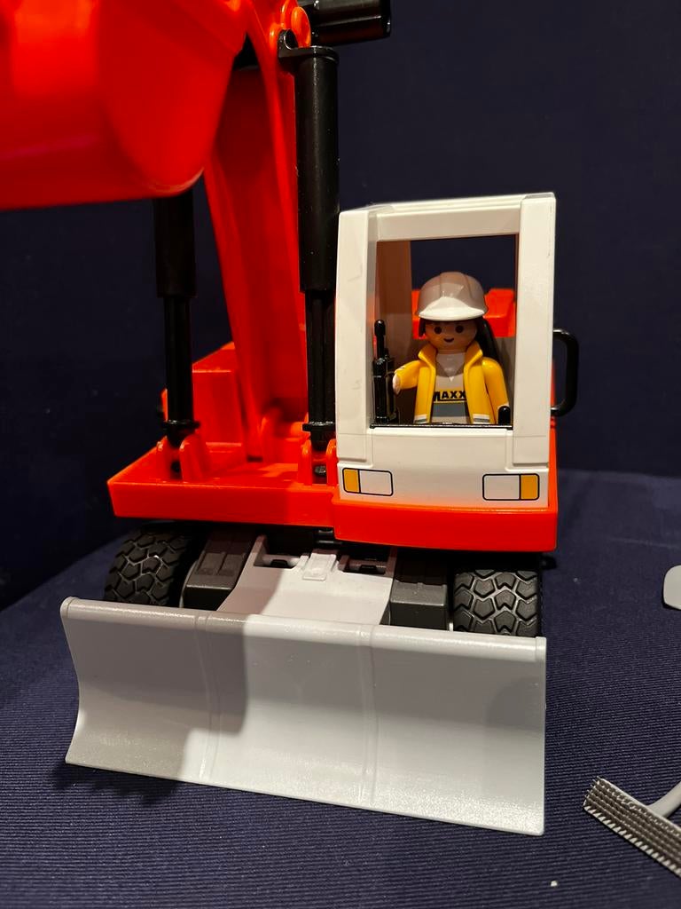 Playmobil graafmachine 6860 (met doos - volledig), Kinderen en Baby's, Speelgoed | Playmobil, Ophalen, Zo goed als nieuw, Complete set