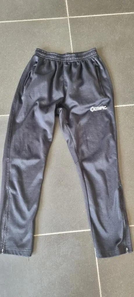 Zwarte voetbal / trainingsbroek Olympic maat 152 - 158, Sport en Fitness, Voetbal, Ophalen of Verzenden, Gebruikt, Broek