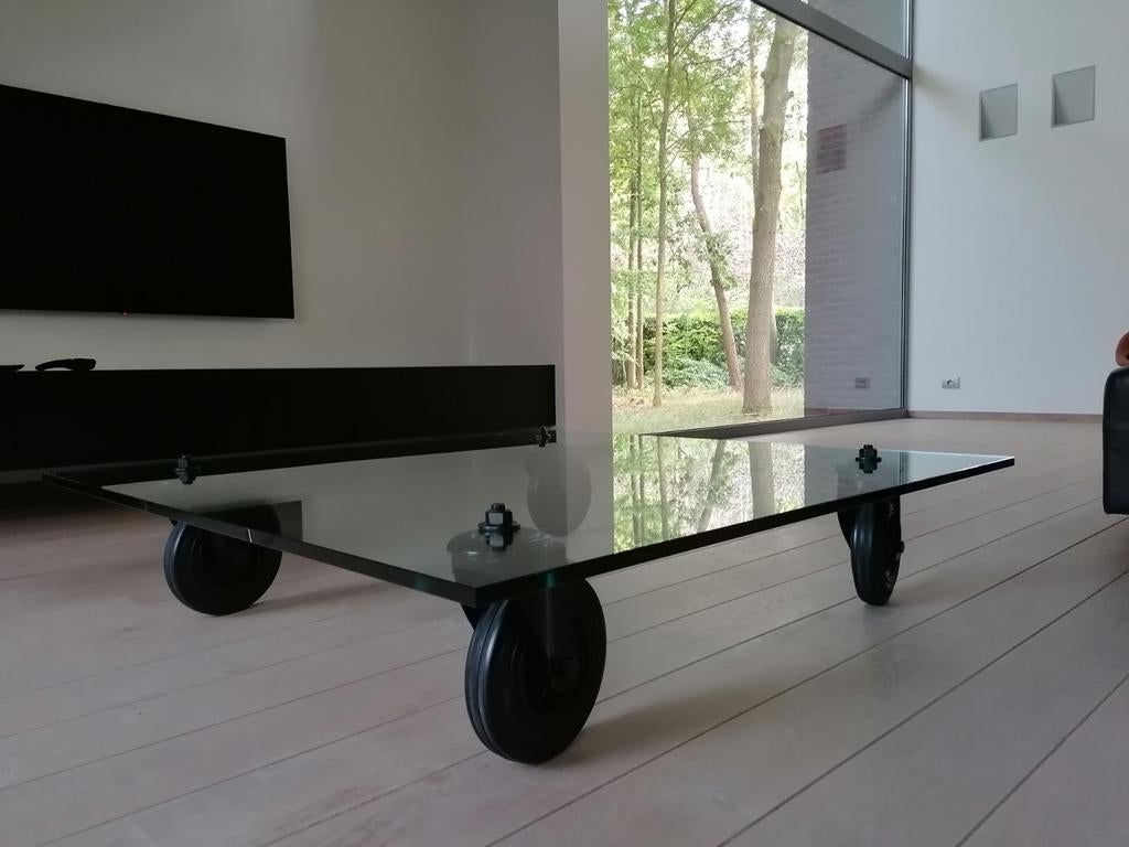 Fontana Arte salontafel, Huis en Inrichting, Ophalen, Glas