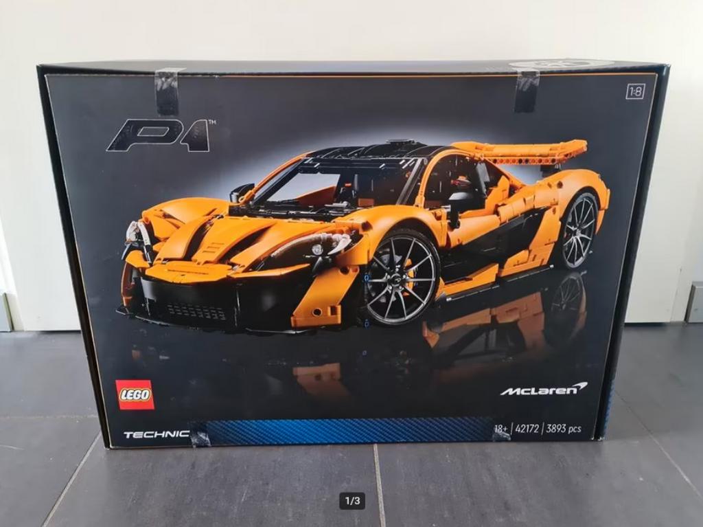 Lego 42172 technic McLaren p1, Ophalen, Nieuw, Complete set, Lego