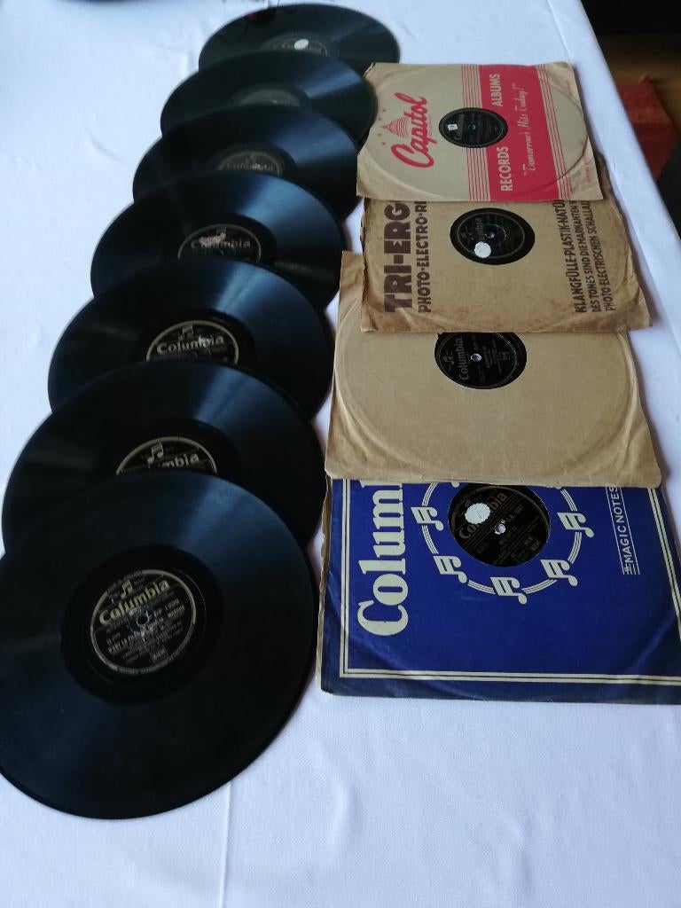 Grammofoon platen 78 toeren in bakeliet, Enlèvement, Utilisé, 10 pouces, Orchestre ou Ballet