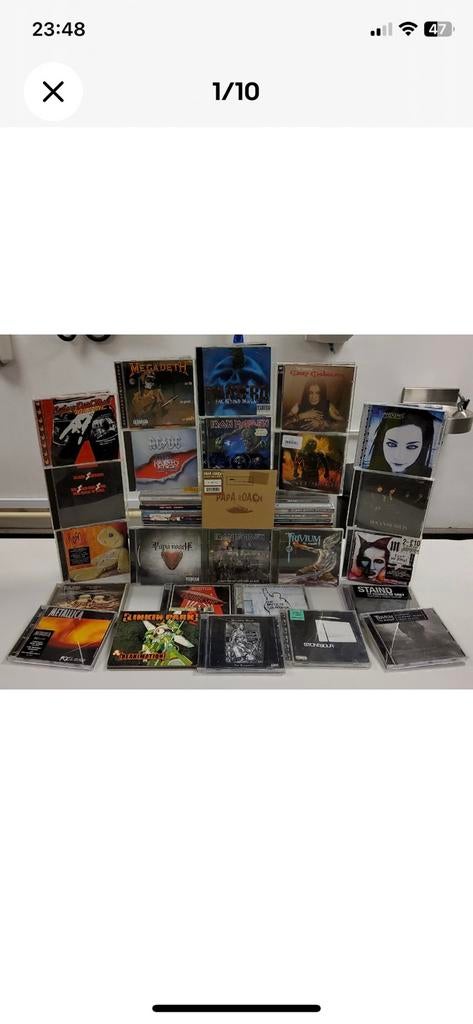 84 x Metal CD, Verzenden