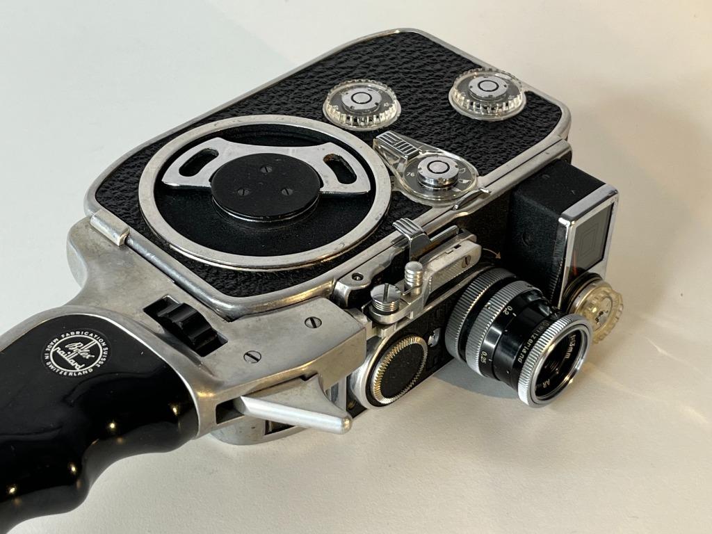 Paillard Bolex B8L 8mm - Camera vintage 1958 objectif 13mm, Ophalen of Verzenden, 8mm, Camera