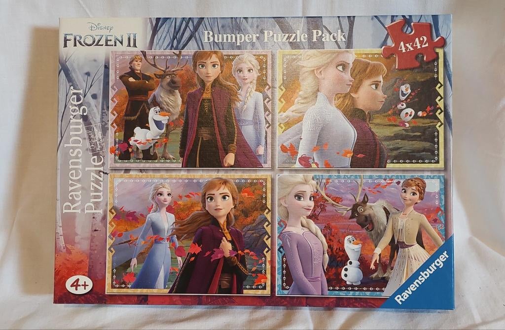 Puzzels frozen 4+., Ophalen, Gebruikt