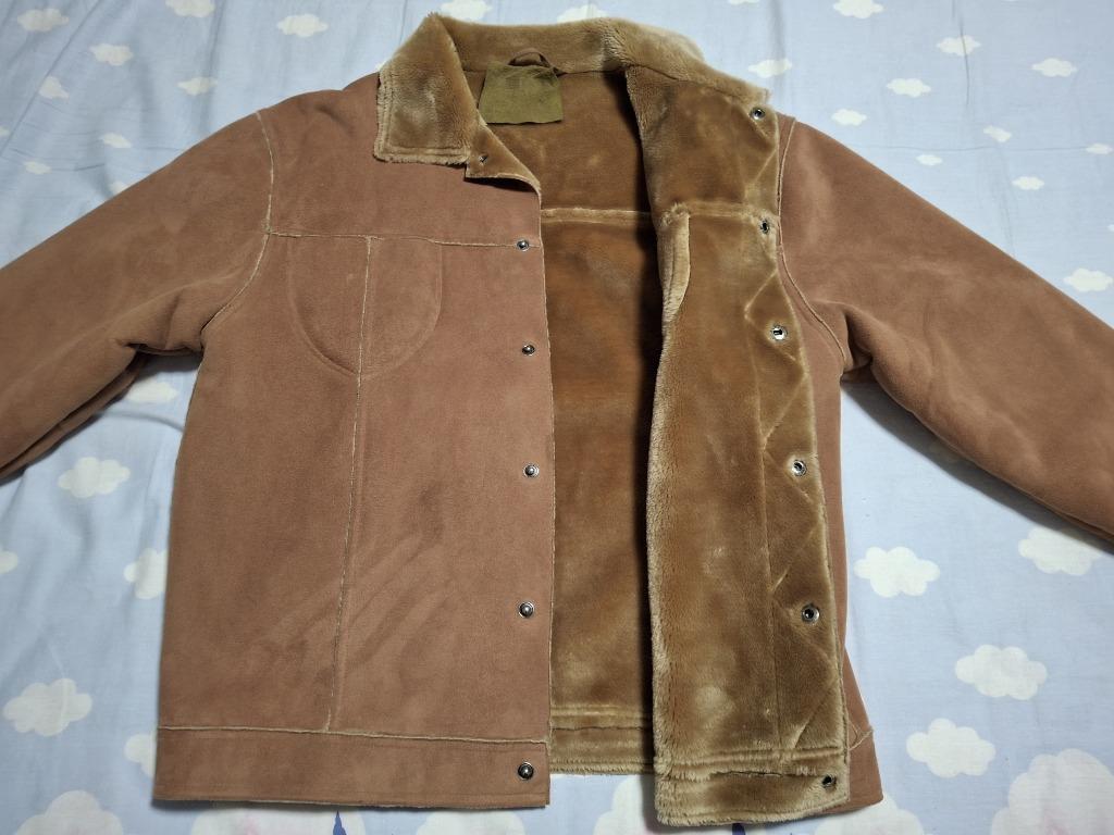 Jas omgekeerd schaap, Enlèvement, Comme neuf, Taille 52/54 (L), Brun