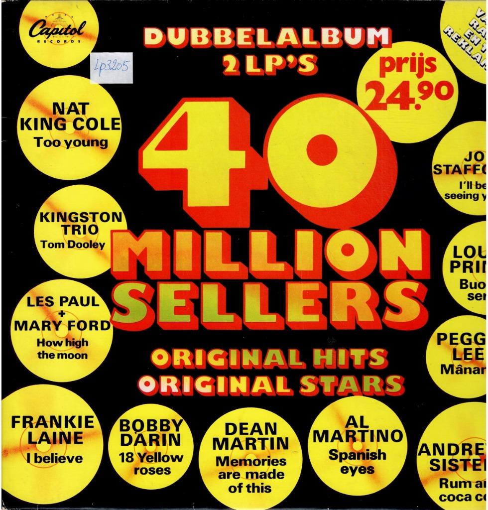 2 x Vinyl, LP   /   40 Million Sellers, Ophalen of Verzenden, Overige formaten