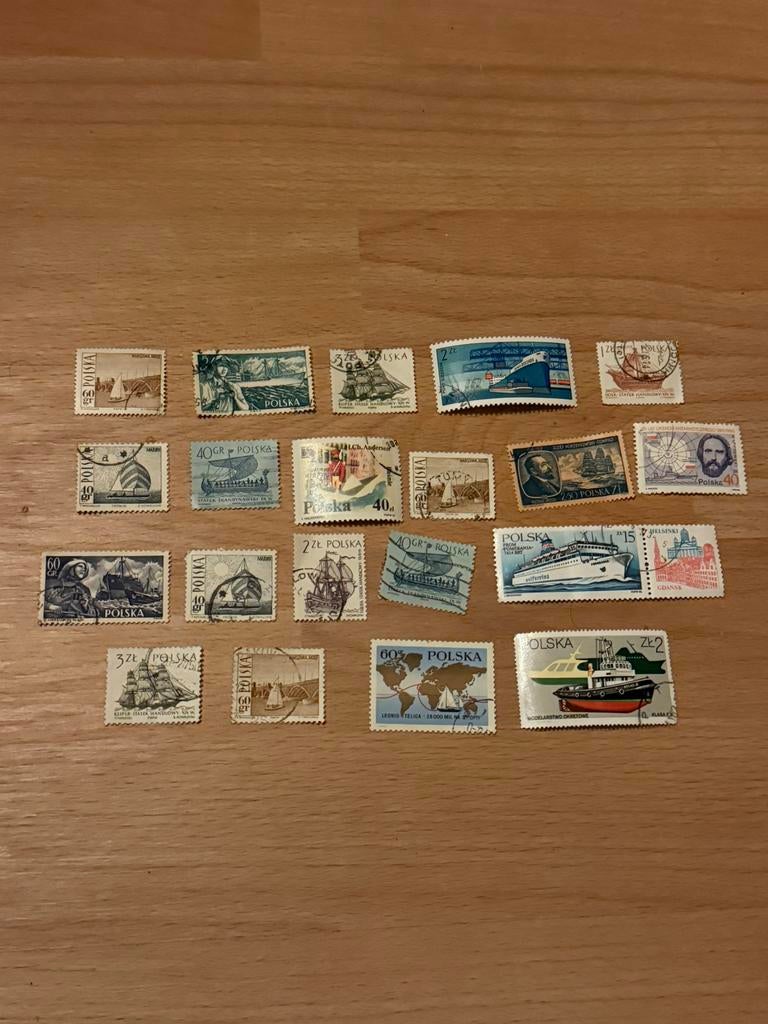 Set Poolse postzegels, Ophalen of Verzenden, Polen, Gestempeld