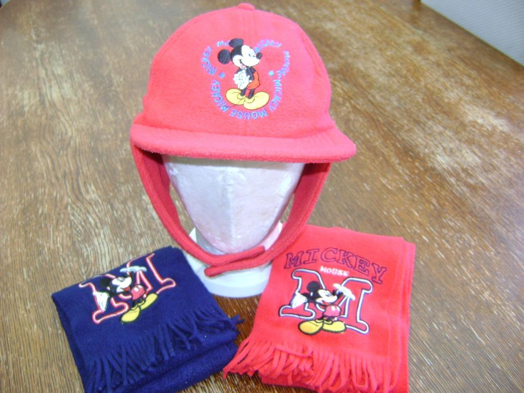 Bonnet et 2 écharpes MICKEY MOUSE, Enlèvement ou Envoi, Utilisé, Écharpe