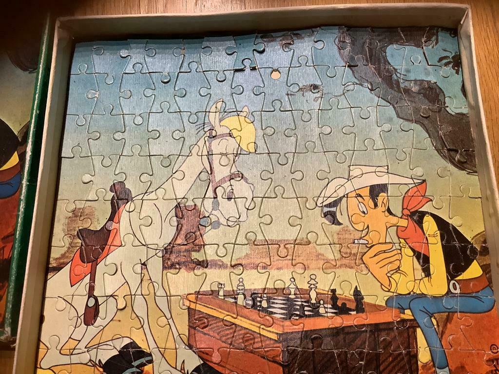 Puzzel Lucky Luke jaar 1972, Gebruikt, Overige typen