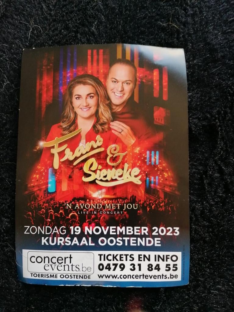 Kaart Frans Bauer en sieneke, Verzamelen, Ophalen of Verzenden
