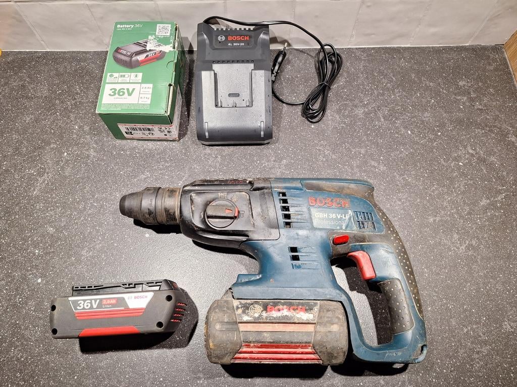 Bosch GBH36V Li Professional, Bricolage & Construction, Outillage | Foreuses, Comme neuf, Marteau perforateur et/ou Marteau piqueur