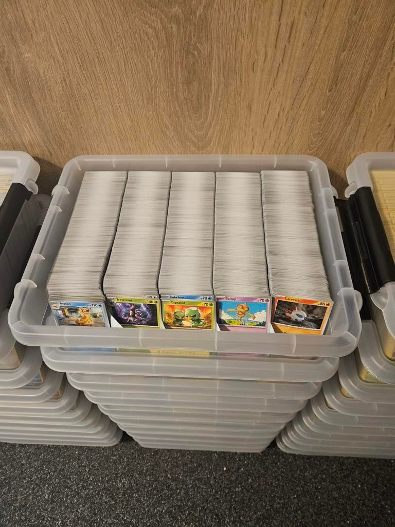 163 470 cartes Pokémon, Enlèvement, Comme neuf