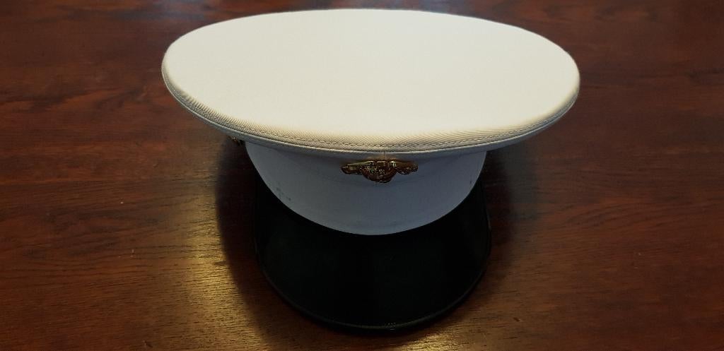 USMC KEPI, Verzamelen, Ophalen of Verzenden, Marine, Helm of Baret