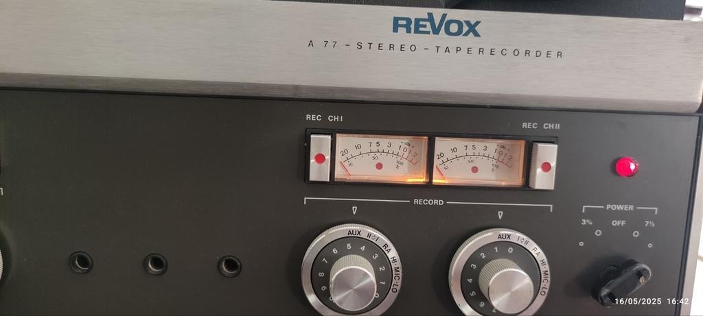 REVOX A 77 VINTAGE TIP TOP, Enlèvement, Magnétophone