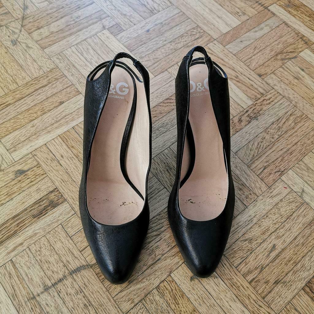 Escarpins Dolce Gabbana, Enlèvement ou Envoi, Comme neuf, Noir, Escarpins