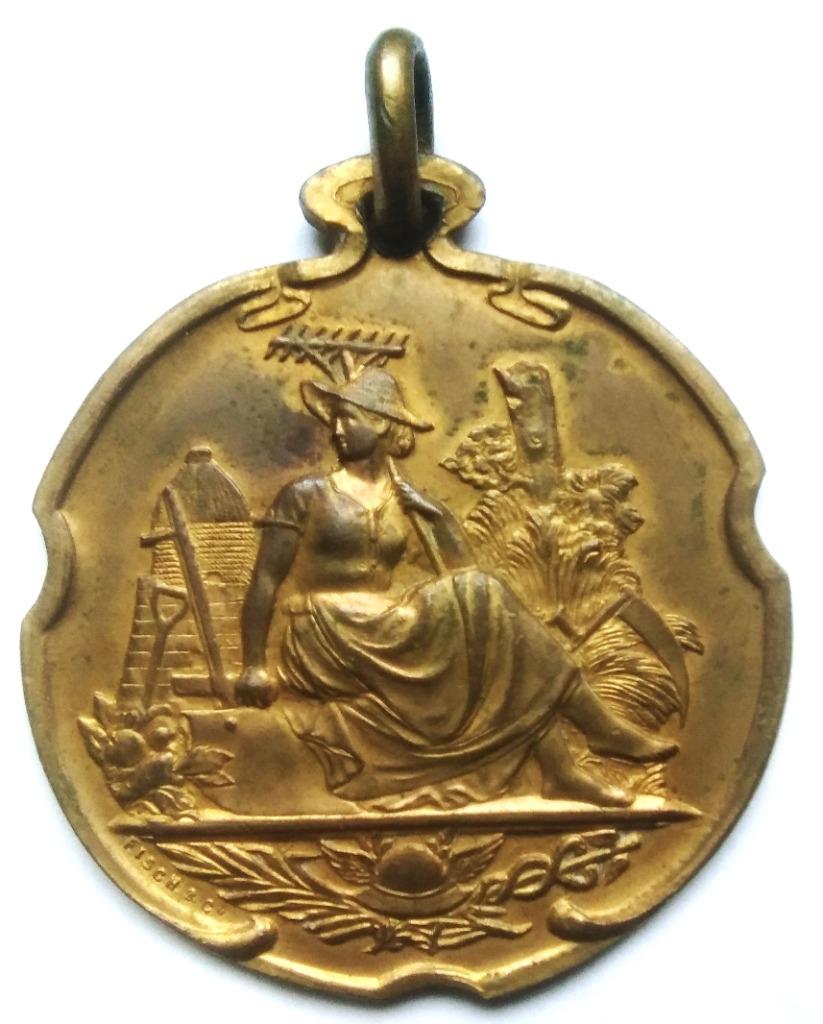 Médaille du concours agricole FISCH Stavelot Ardenne 1918, Enlèvement ou Envoi, Autres matériaux