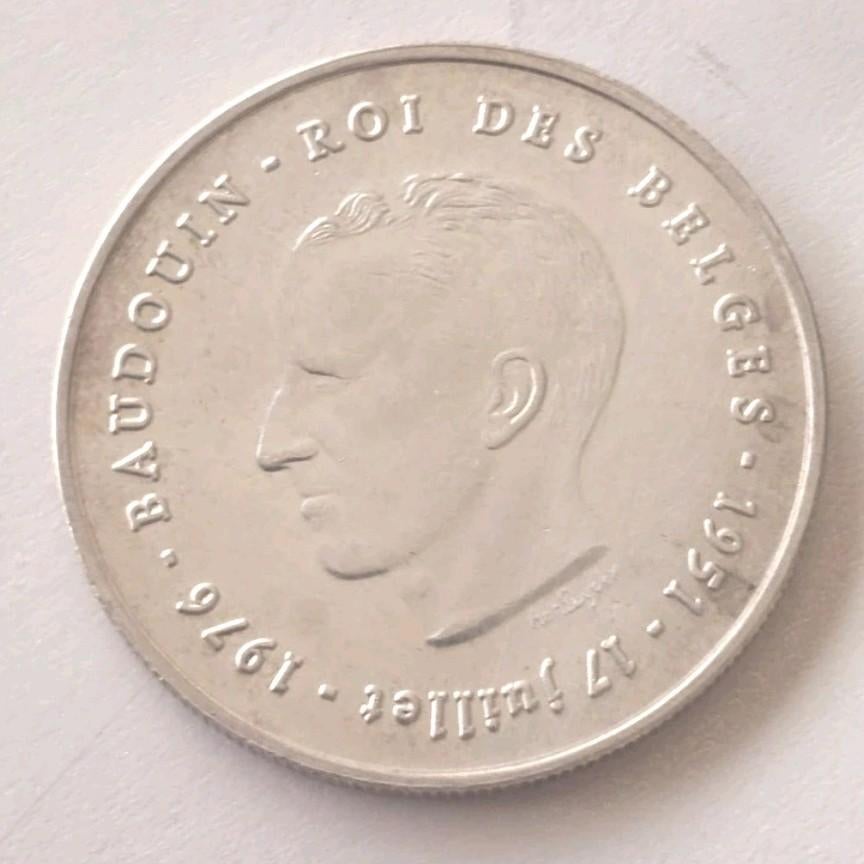 Dit is een zilveren Belgische 250 frank herdenkingsmunt uit, Enlèvement ou Envoi