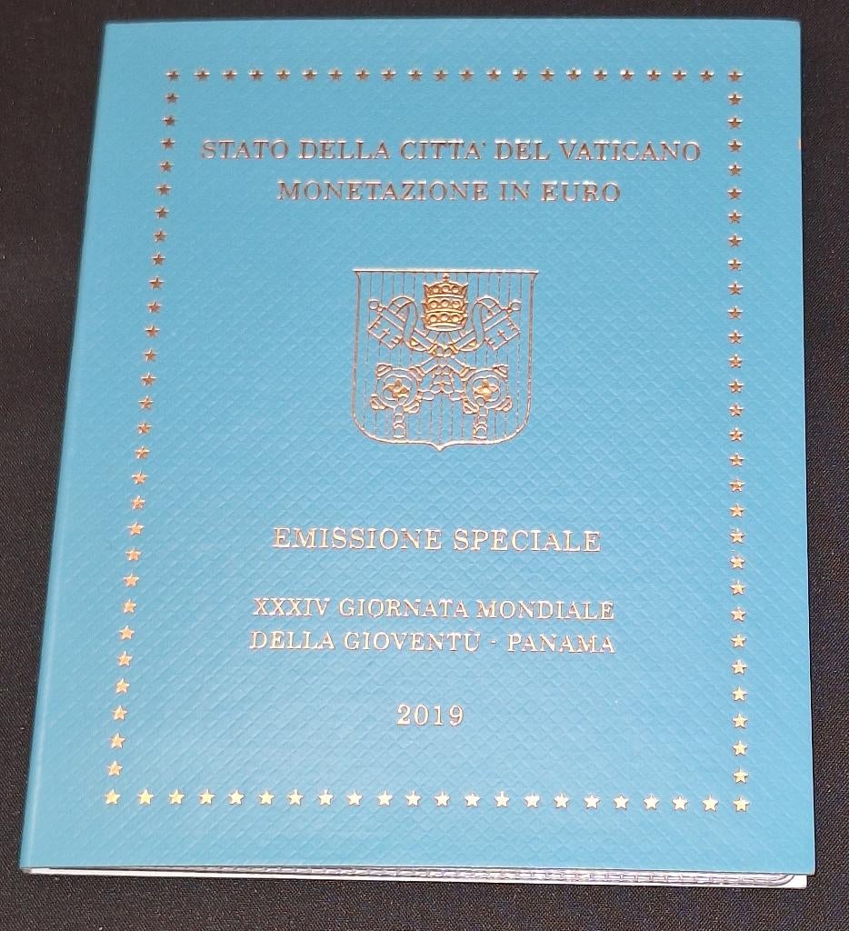 Vaticaan jaarset 9 munten 2019 BU (incl 5 euro), Timbres & Monnaies, Monnaies | Europe | Monnaies euro, Enlèvement ou Envoi, Vatican