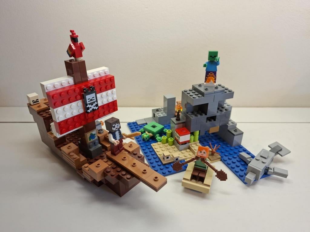 Lego MINECRAFT 21152 THE PIRATE SHIP ADVENTURE, Ophalen, Lego