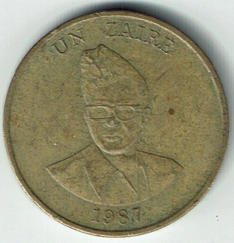 1 Zaïre 1987, Postzegels en Munten, Munten | Afrika, Verzenden, Overige landen, Losse munt
