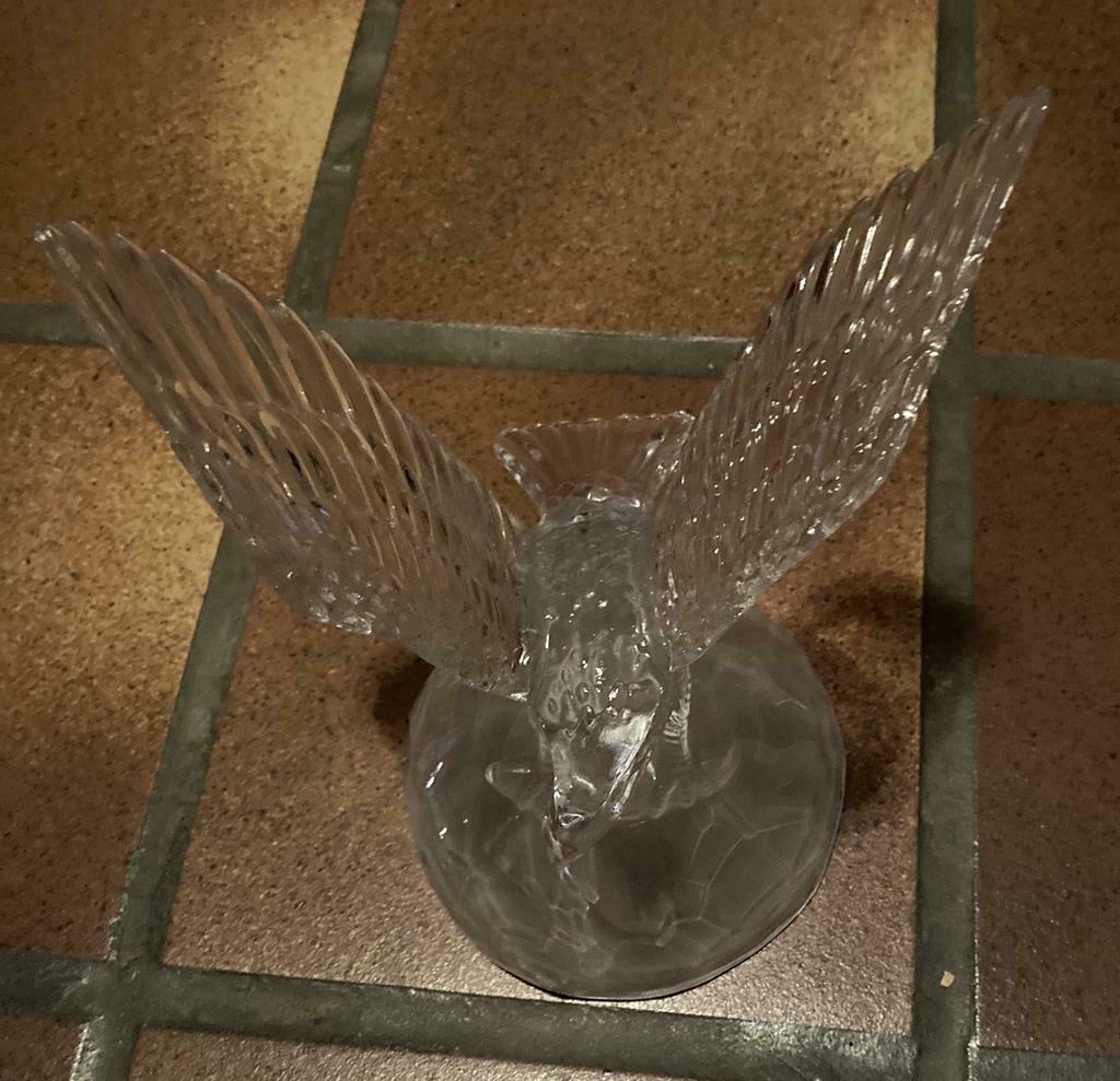 Statue d'aigle en cristal., Enlèvement ou Envoi, Neuf, Animal