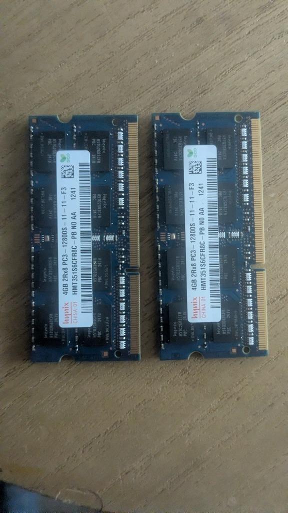 Ram ddr3 2x4gb, Informatique & Logiciels, Mémoire RAM, 8 GB, DDR3, Enlèvement, Utilisé