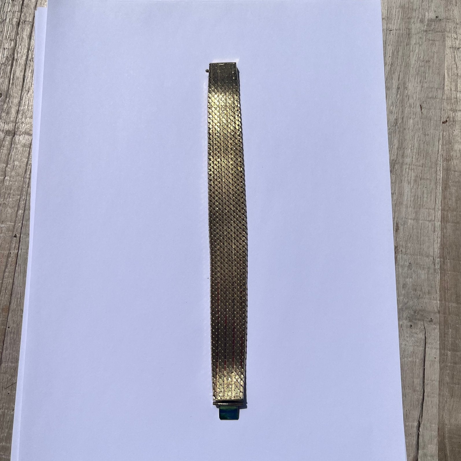 Prachtige 18K (750) Gouden Vintage Armband, Informatique & Logiciels, Housses pour tablettes, Comme neuf, Enlèvement ou Envoi