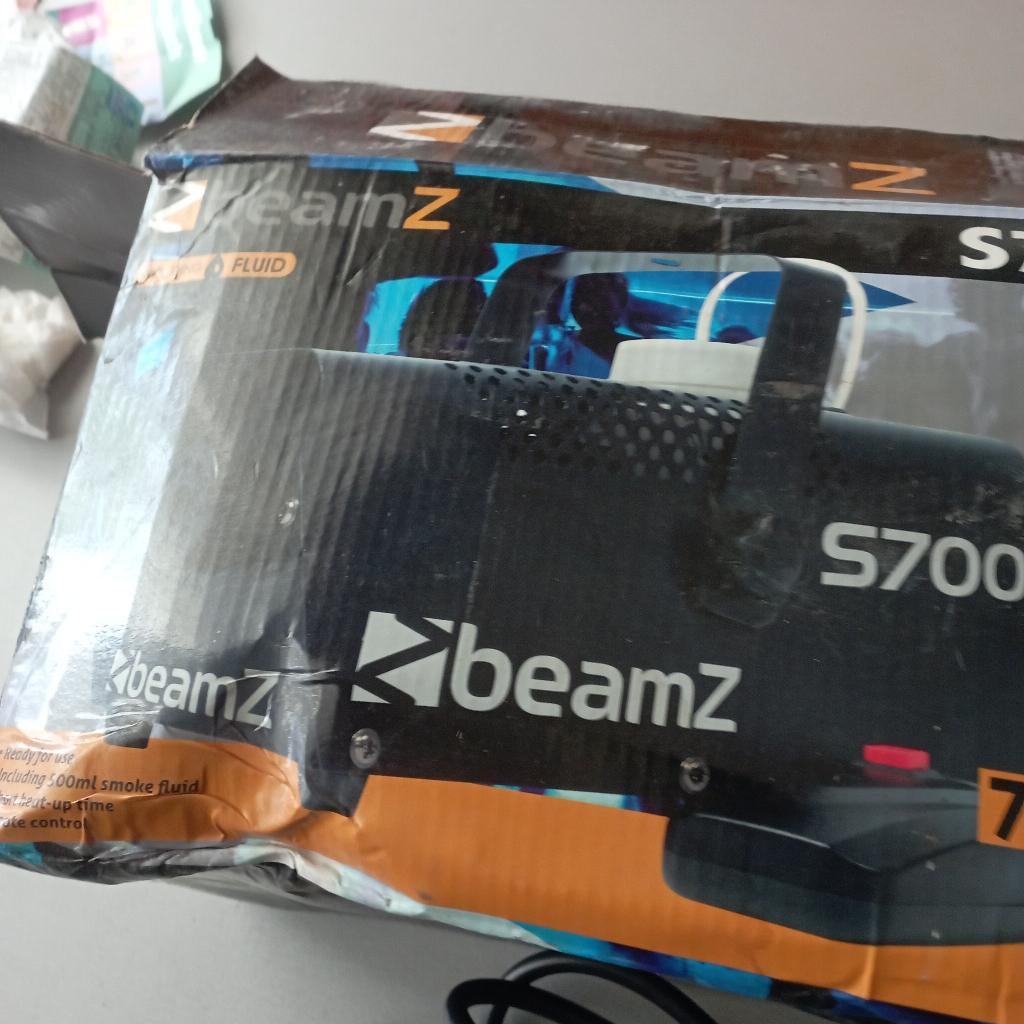 Rookmachine beamz s700, Ophalen, Zo goed als nieuw, Rookmachine
