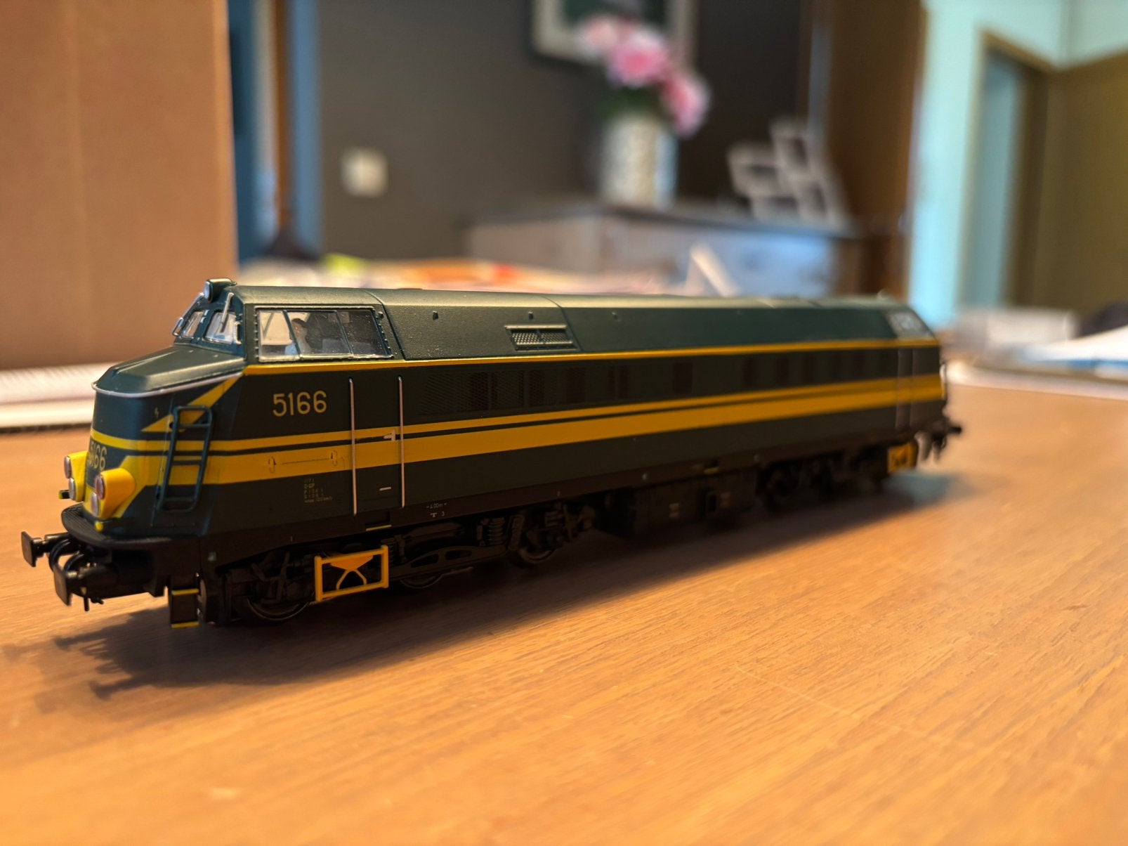 Mehano T285 5282 - NMBS 5166 (AC digitaal), Hobby en Vrije tijd, Overige merken, Wisselstroom, Locomotief, Ophalen of Verzenden