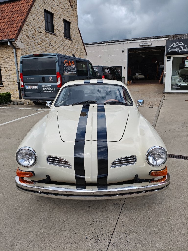 Vw karmann ghia bwj 1972 perfecte staat , gekeurd + garantie, Auto's, Volkswagen, Achterwielaandrijving, 4 cilinders, 1600 cc
