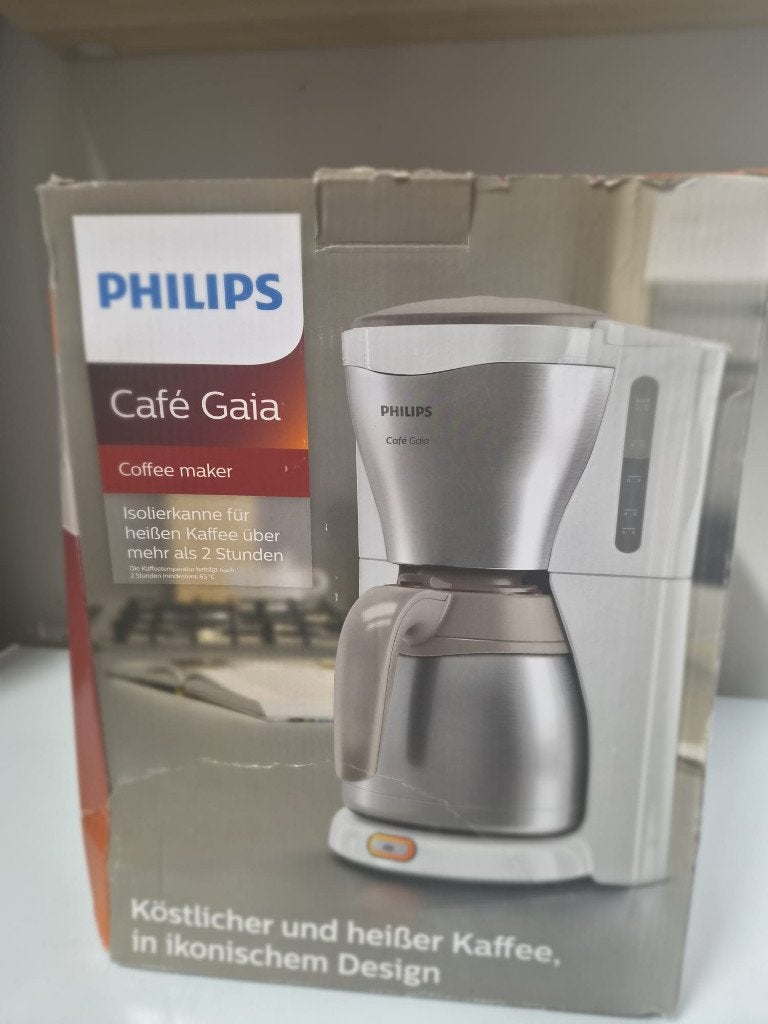 NIEUW Philips Café Gaia koffiezetapparaat – Thermoskan, Electroménager, Enlèvement, Neuf, Cafetière, Café moulu