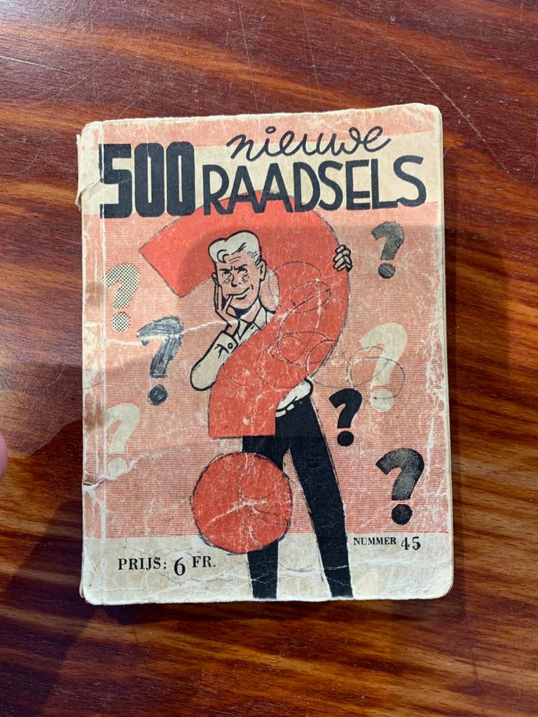 uitgave vn 1964 - 500 nieuwe raadsels, Verzamelen, Ophalen of Verzenden, Zo goed als nieuw