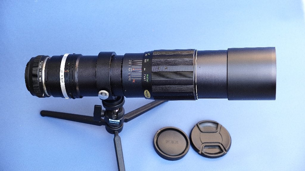 Sony FE E télé 400mm NEX A5000 A6000 A7 séries f 6,3, TV, Hi-fi & Vidéo, Enlèvement ou Envoi, Utilisé, Téléobjectif