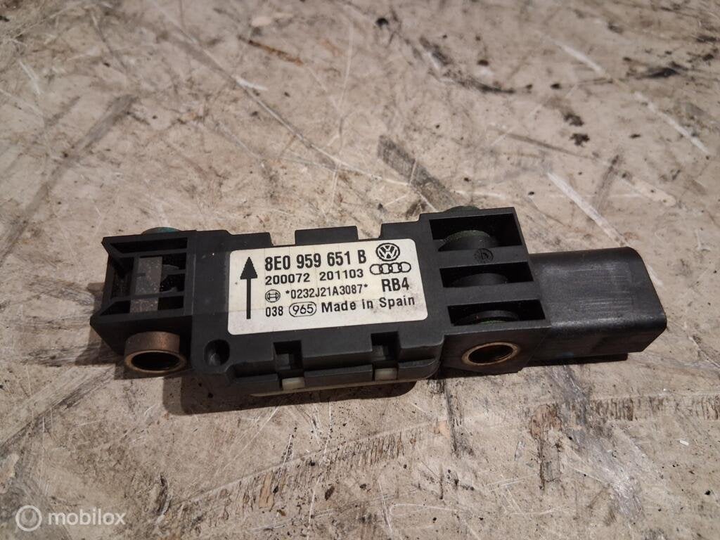 Airbag sensor Audi A3 8P 2.0 FSI ('03-'12) 8E0959651B, Autos : Pièces & Accessoires, Audi, Enlèvement ou Envoi, Audi, Utilisé